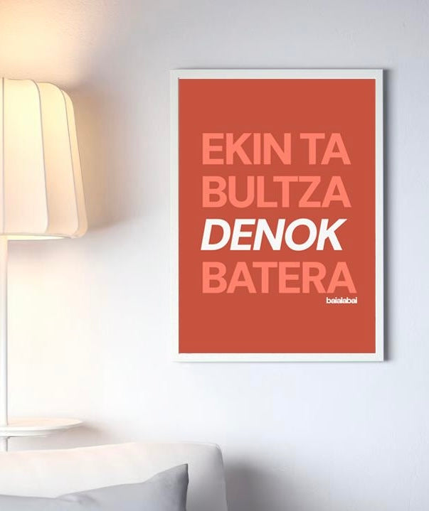 EKIN TA BULTZA DENOK BATERA lamina