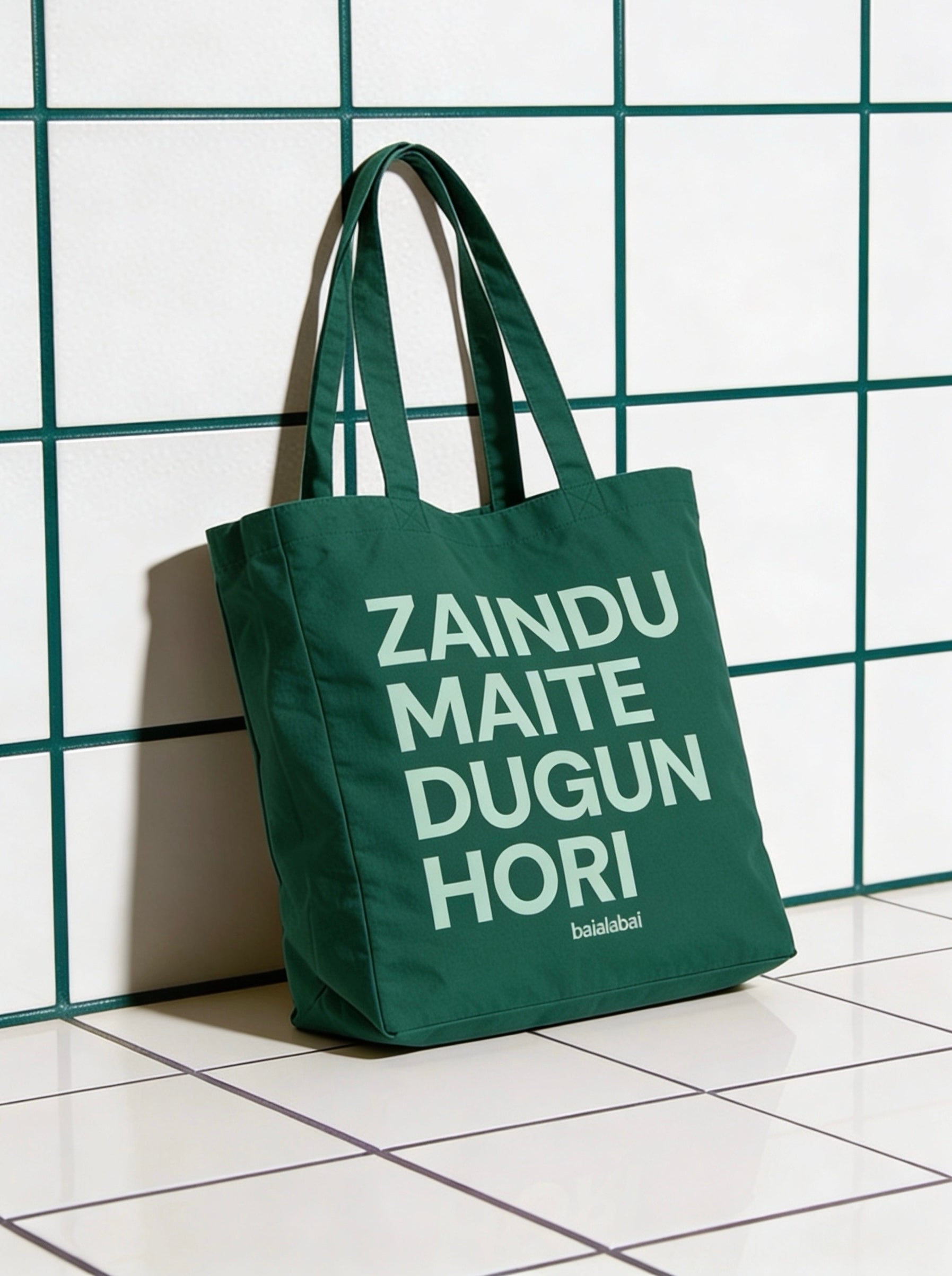 ZAINDU Tote Bag “Berdea”