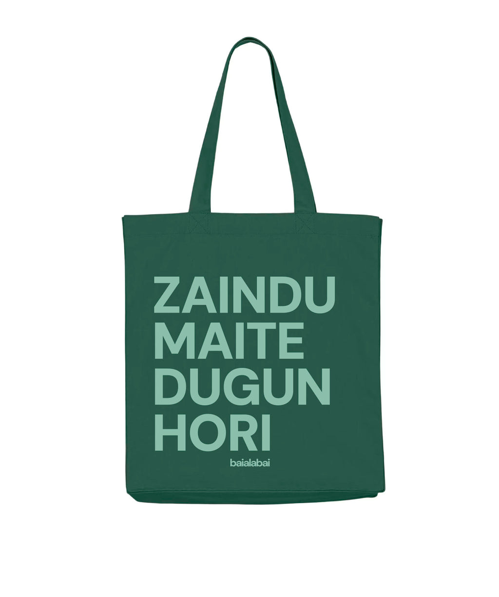 ZAINDU Tote Bag “Berdea”