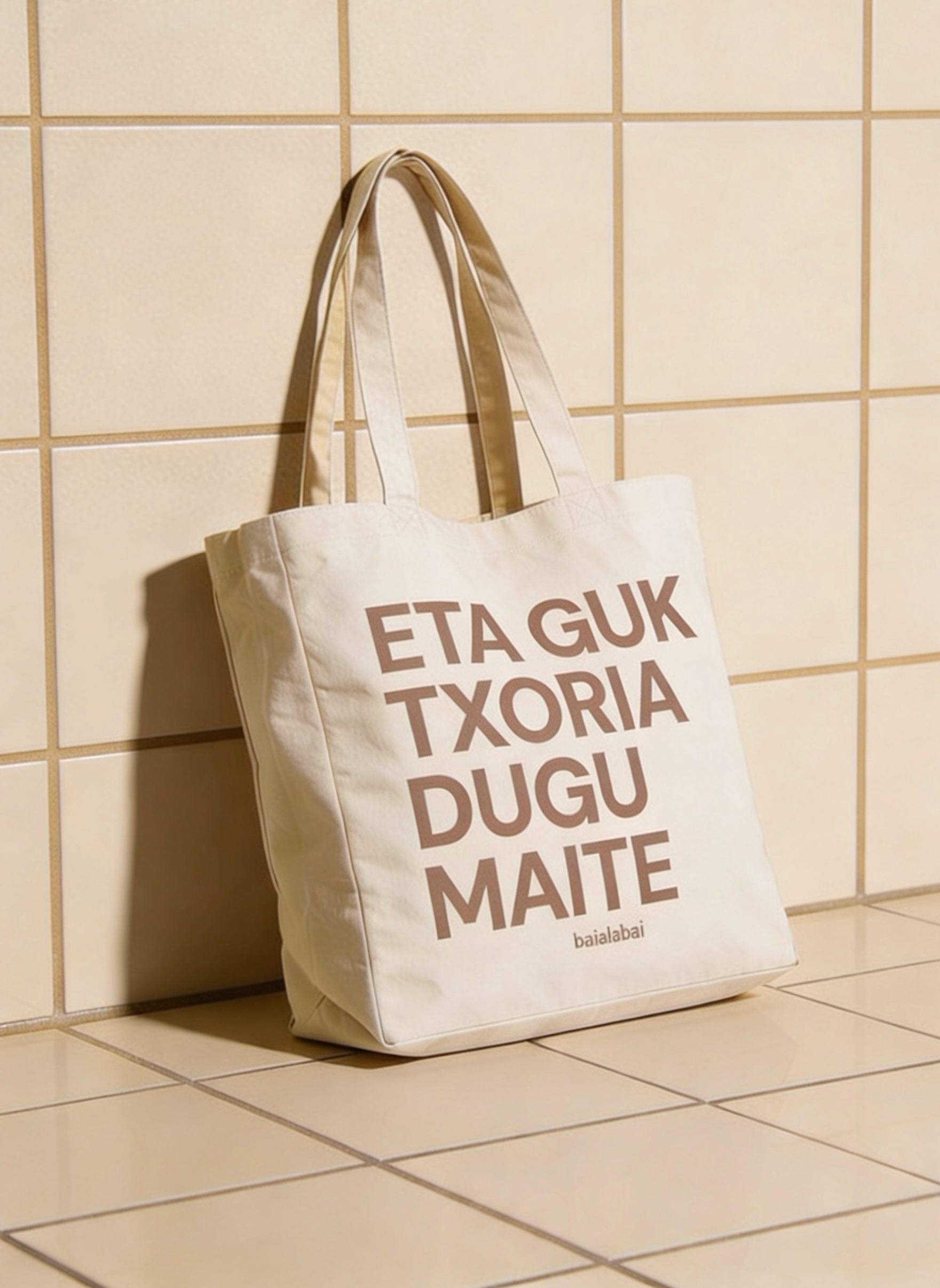 TXORIA Tote Bag beige-a
